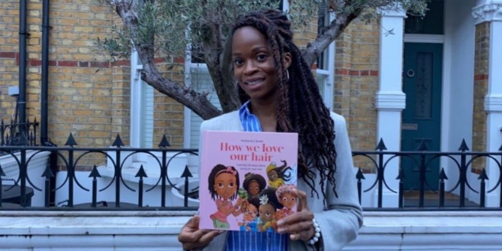 Jokae Ayoola debut author with her picture book How We Love Our Hair